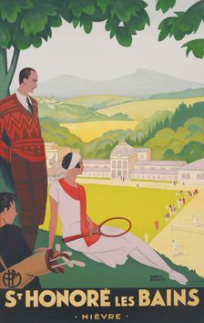P.L.M. St Honoré-les-Bains (Nièvre), c1928. Creator: Broders, Roger (1883-1953)