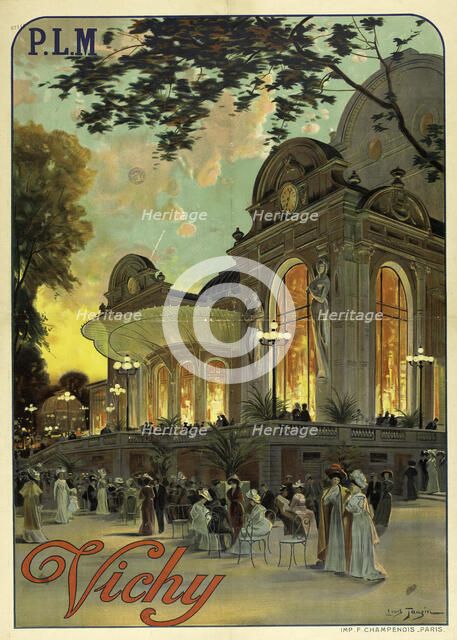P.L.M. Vichy, c. 1910. Creator: Tauzin, Louis (1842-1915).