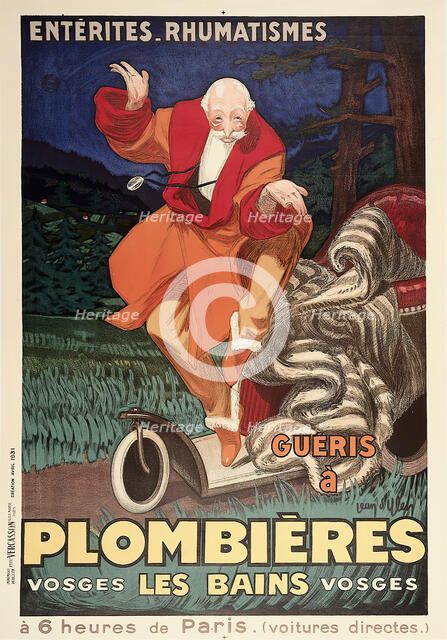 Plombières-les-Bains, 1931. Creator: Cappiello, Leonetto (1875-1942).