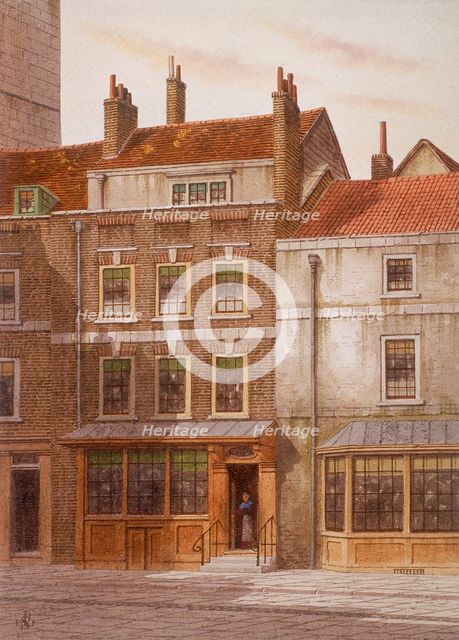 Plough Court, Lombard Street, London, c1870. Artist: JL Stewart