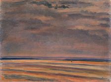 Ploughed fields, autumn, 1934. Creator: Václav Rabas