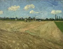 Ploughed fields (The furrows), 1888. Artist: Gogh, Vincent, van (1853-1890)