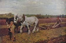 Ploughing 1889 (1935). Artist: George Clausen