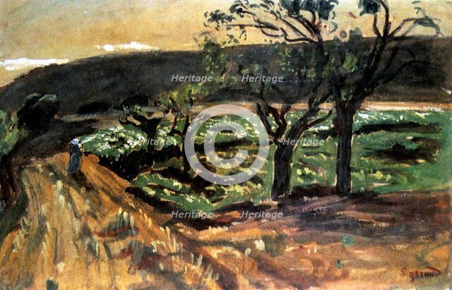 'Ploughing', 1902-1903. Artist: Rene August Seyssaud