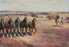Ploughing on a Large Scale 1923. Creator: Unknown