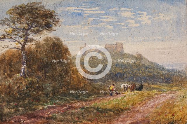 Ploughing, c1830s. Creator: David Cox the Elder.