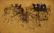 Ploughing (Sketch), between 1883-1887. Creator: Jacek Malczewski