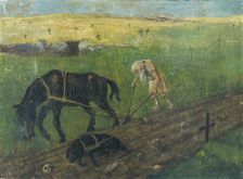 Ploughman, 1933. Creator: Tomas Andraskovic