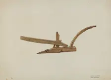 Plow, c. 1940. Creator: Edith Towner