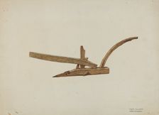 Plow, c. 1940. Creator: Edith Towner