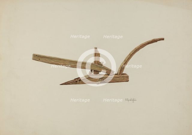 Plow, c. 1941. Creator: Cornelius Christoffels.