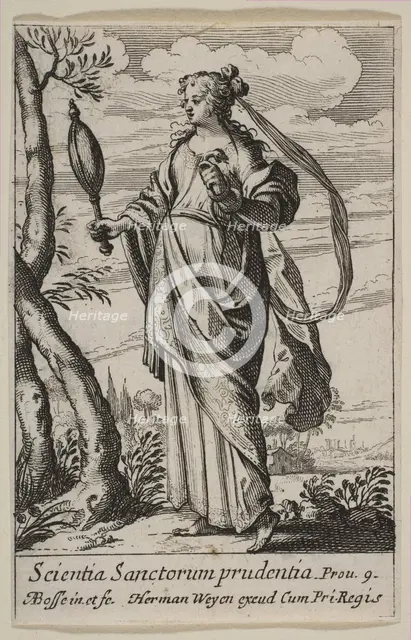 Prudence, 1636. Creator: Abraham Bosse.