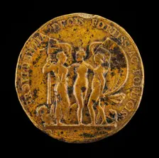 Prudence, Courage and Fortune [reverse]. Creator: Unknown