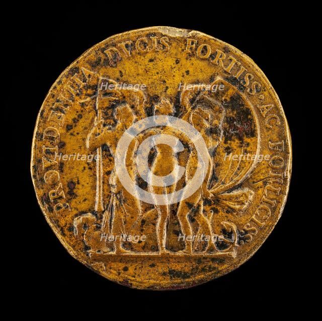 Prudence, Courage and Fortune [reverse]. Creator: Unknown.