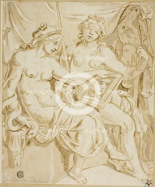 Prudence and Justice, n.d. Creator: Unknown.