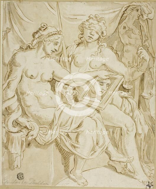 Prudence and Justice, n.d. Creator: Unknown.