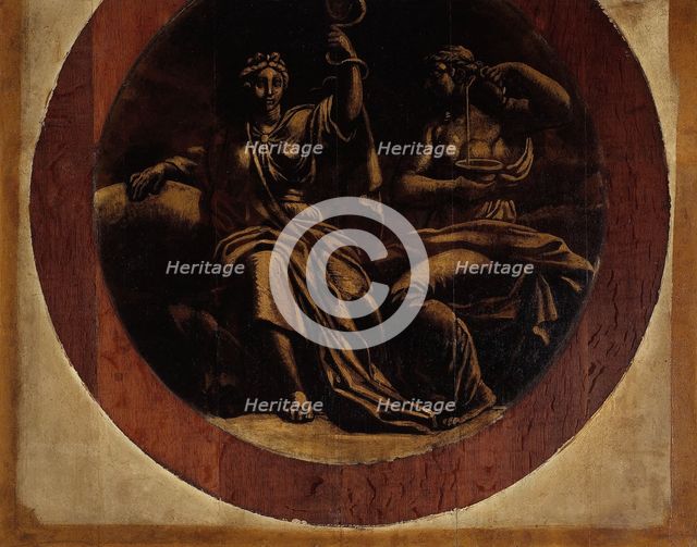 Prudence and Temperance, c1660. Creator: Nicolas Loir.
