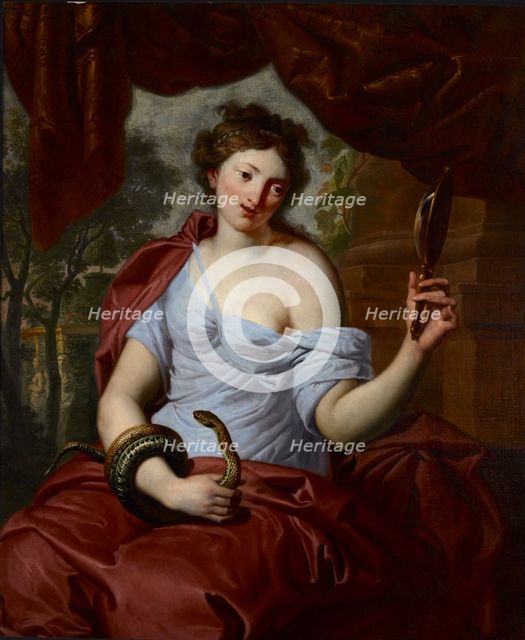 Prudence, late 17th century. Artists: Unknown, Anon.