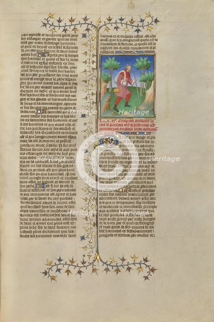 Prusias II, King of Bithynia, Reduced to Begging; Des cas des nobles hommes et femmes, about 1413-15 Creators: Boucicaut Master, Workshop of the Boucicaut Master.