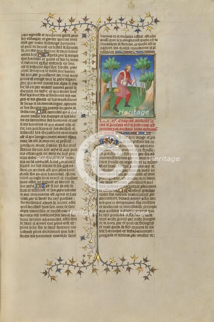 Prusias II, King of Bithynia, Reduced to Begging; Des cas des nobles hommes et femmes, about 1413-15 Creators: Boucicaut Master, Workshop of the Boucicaut Master.
