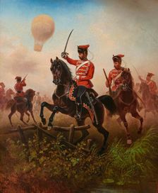 Prussian Cuirassiers and Hussars in the Franco-German War, 1871