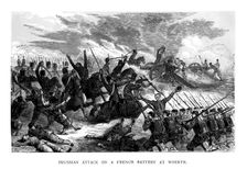 Prussian Attack on a French Battery at Woerth, 1793, (1875)