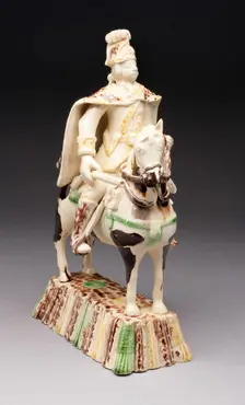 Prussian Hussar, Staffordshire, 1750/65. Creator: Staffordshire Potteries
