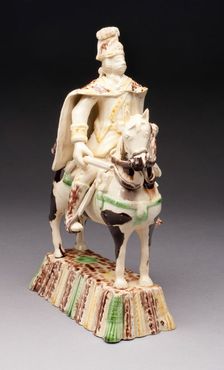 Prussian Hussar, Staffordshire, 1750/65. Creator: Staffordshire Potteries