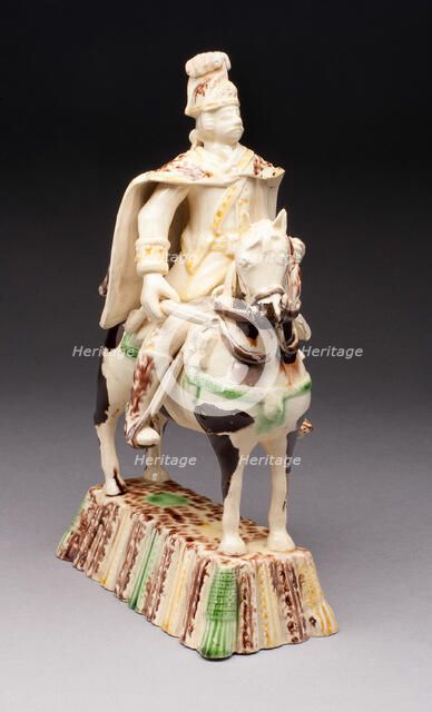 Prussian Hussar, Staffordshire, 1750/65. Creator: Staffordshire Potteries.