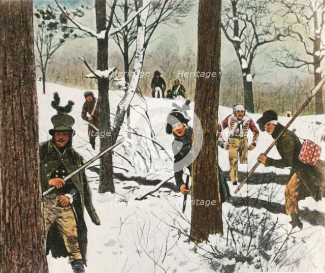 Prussian soldiers escape imprisonment by the French, January 1807, (1936). Creator: Unknown.