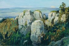 Prachau Rocks, 1902. Creator: Ferdinand Engelmuller