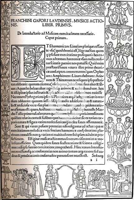 Practica Musicae, 1496, (1917). Artist: Unknown
