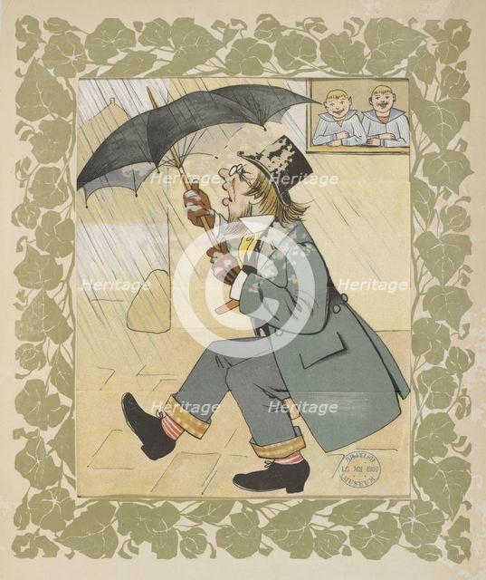 Practical joke, 1900.  Creator: Lothar Meggendorfer.