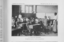 Practice teaching; Prospective teachers "Learn to do by doing", 1917. Creator: Unknown