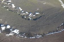 Practice trenches, Redmires First World War Training Area, Hallam Moors, Sheffield, 2015. Creator: Historic England