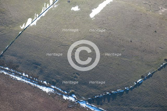 Practice trenches, Redmires First World War Training Area, Hallam Moors, Sheffield, 2015. Creator: Historic England.