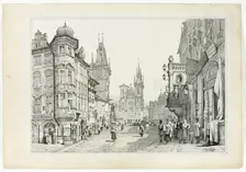 Prague, 1833. Creator: Samuel Prout