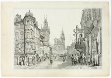 Prague, 1833. Creator: Samuel Prout