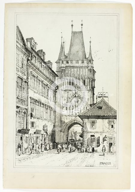 Prague, 1833. Creator: Samuel Prout.