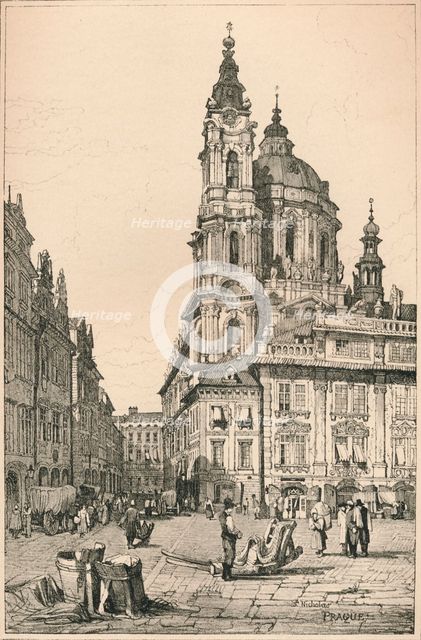 'Prague', c1820 (1915). Artist: Samuel Prout.