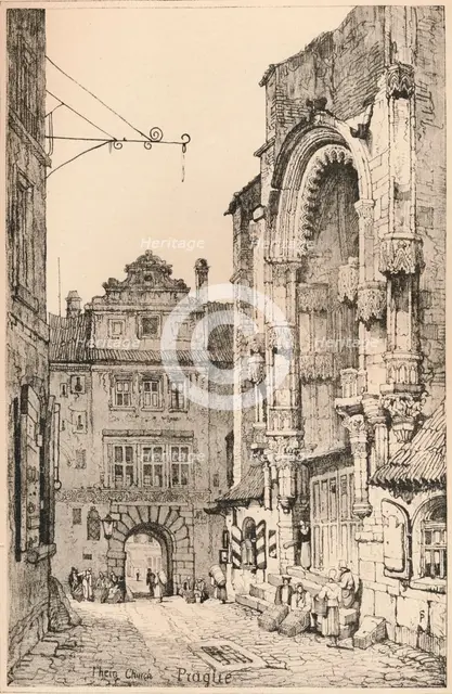'Prague', c1820 (1915). Artist: Samuel Prout.