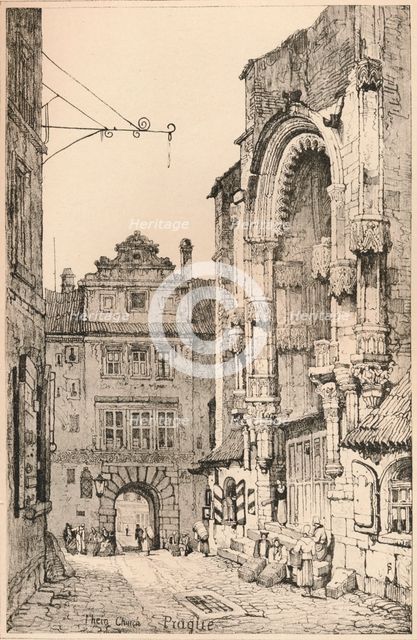 'Prague', c1820 (1915). Artist: Samuel Prout.