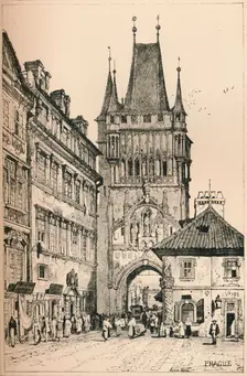 Prague c1820 (1915). Artist: Samuel Prout