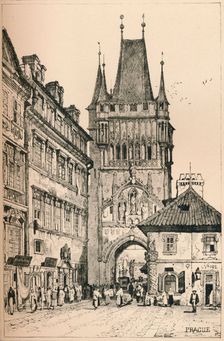 Prague c1820 (1915). Artist: Samuel Prout