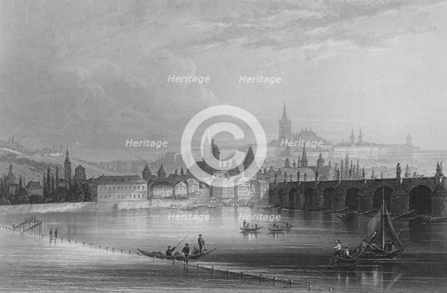 'Prague', c1850. Artist: Albert Henry Payne.