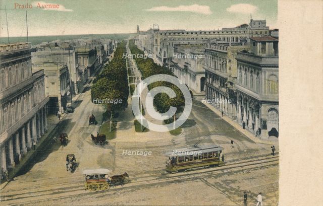 'Prado Avenue', 1907. Artist: Unknown.