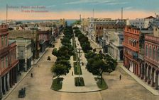 Prado Promenade, Havana, Cuba, 1910