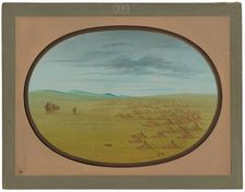 Prairie Dog Village, 1861/1869. Creator: George Catlin