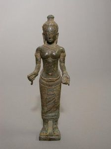 Prajnaparamita, Goddess of Wisdom, Angkor period, late 12th/early 13th century. Creator: Unknown