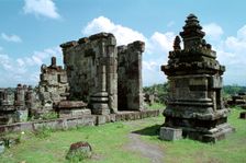 Prambanan, Hindu temple compound, Java, Indonesia. Creator: Vivienne Sharp